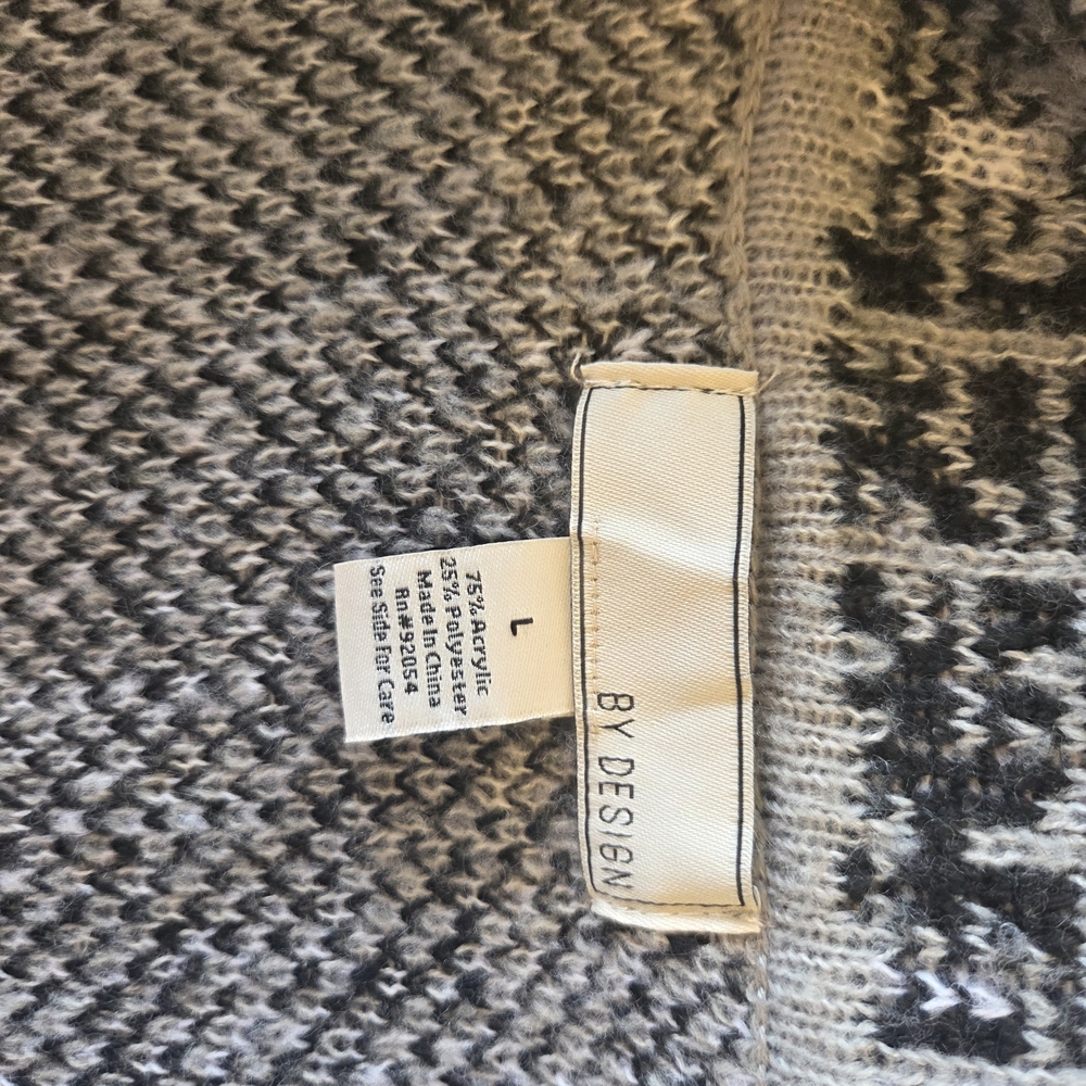 Plaid Longline Trench Coat - Gray & Black - Picture 5 of 5